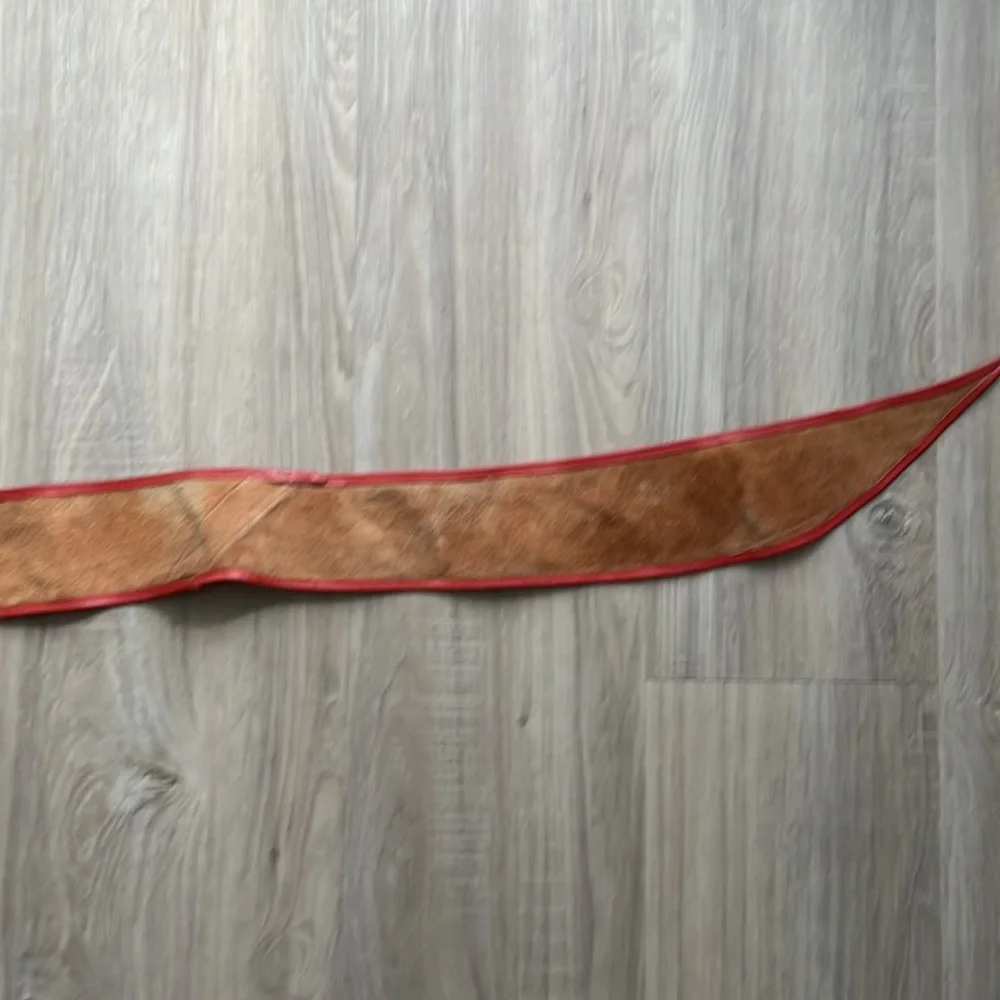 Vintage Salena’s Collection Red Leather Belt with Gemstone Buckle - Picture 10 of 12